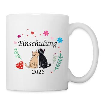 Einschulung 2026  - Tasse - Weiß - Rechts