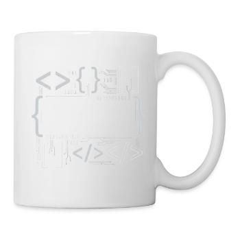 Kein Backup Kein Mitleid - Tasse - Weiß - Rechts