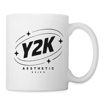 Emblème esthétique de l’an 2000 - Mug blanc - blanc - Droite
