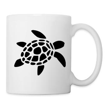 Tortue de mer Tortue blanche Cadeau Blanc - Mug blanc - blanc - Droite