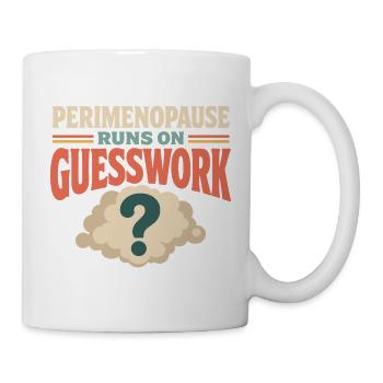 Perimenopause Brain Fog Menopause Midlife Gift - Mug - white - Right