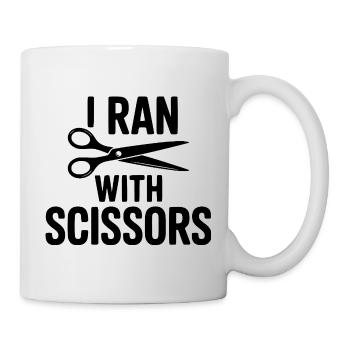 I Ran With Scissors - Mug - white - Right