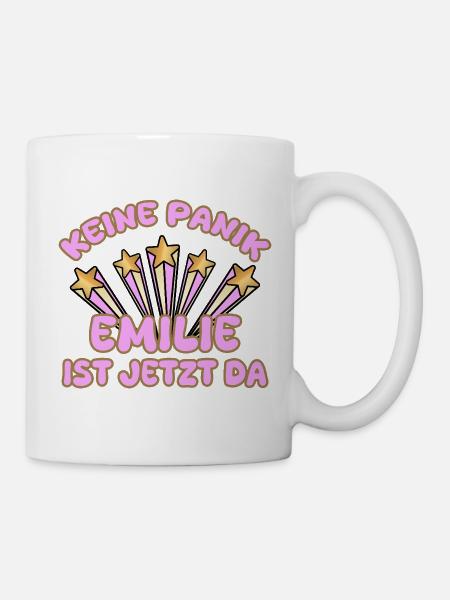 Spruch Emilie - Tasse - Weiß