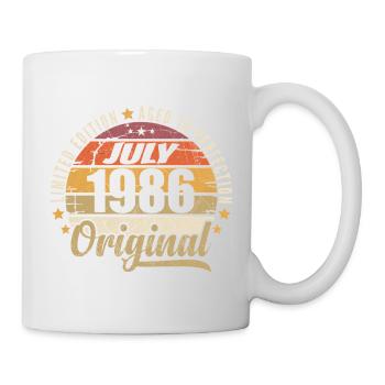 Anniversaire Mythique 1986 Cadeau Vintage 1986 - Mug blanc - blanc - Droite