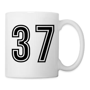 37 Number symbol - Mug - white - Right
