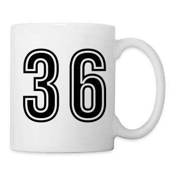 36 Number Symbol - Mug - white - Right