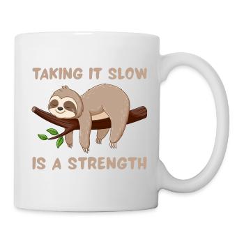 Slow and Strong Sloth - Mug - white - Right