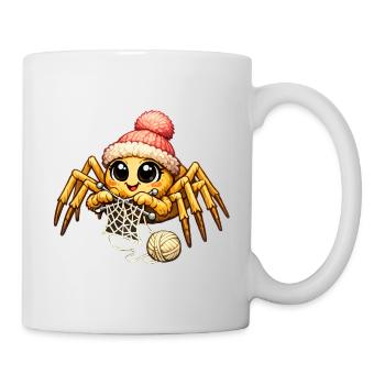 Tricot d’araignée - Mug blanc - blanc - Droite
