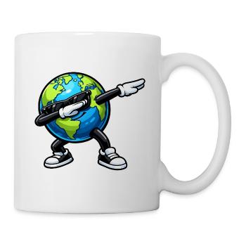 Tasser la terre - Mug blanc - blanc - Droite