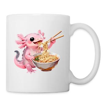 Ramen Axolotl - Tasse - Weiß - Rechts