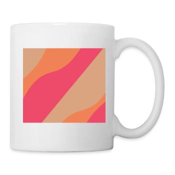 Rayures de Crépuscule Tidefold - Mug blanc - blanc - Droite