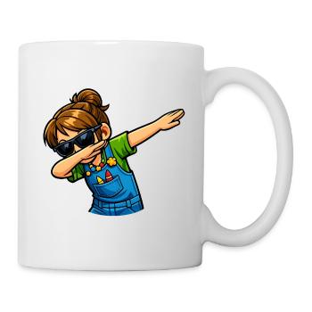 Dabbing Kindergärtnerin - Tasse - Weiß - Rechts