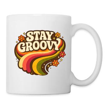 Stay Groovy Rainbow - Mug - white - Right