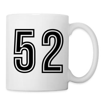 52 Number Symbol - Mug - white - Right