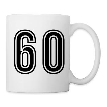 60 Number Symbol - Mug - white - Right