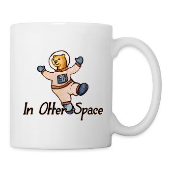 Dans Otter Space Astronaut - Mug blanc - blanc - Droite