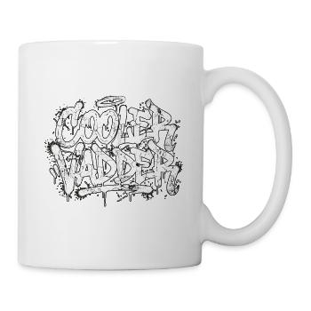 Cooler Vater Graffiti Handschrift - Tasse - Weiß - Rechts