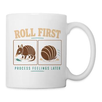 Armadillo Drôle Armadillo Texas - Mug blanc - blanc - Droite