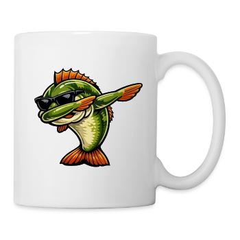 Dabbing Barsch - Tasse - Weiß - Rechts
