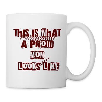 So sieht eine stolze Mutter aus - Tasse - Weiß - Rechts