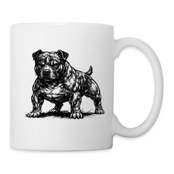 Strong Staffordshire Bull Terrier - Mug - white - Right