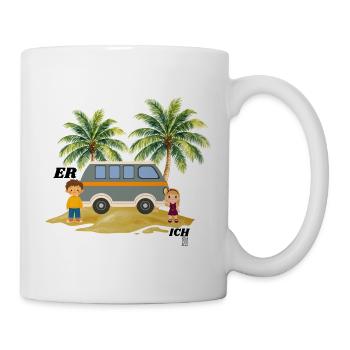 ER ICH - Tasse - Weiß - Rechts