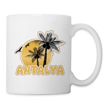 Strand Antalya - Tasse - Weiß - Rechts