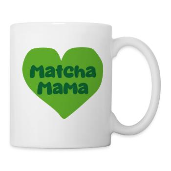 Matcha Mom Heart Design - Mug - white - Right