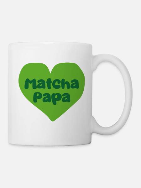 Matcha Dad Heart - Mug - white