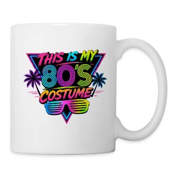 Mein 80er Kostüm Design - Tasse - Weiß - Rechts