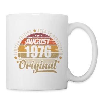 August 1976 Retro Vintage Birthday August 1976 - Mug - white - Right