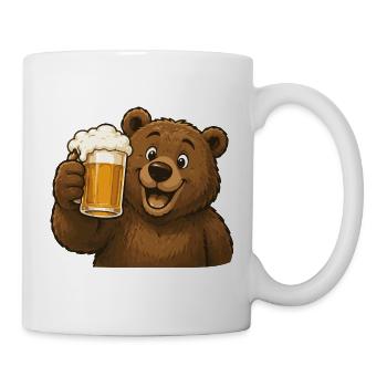 Supportez la célébration avec la chope de bière - Mug blanc - blanc - Droite