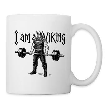 Viking Power Gym: Pride Work Out Sports Shirt - Mug - white - Right