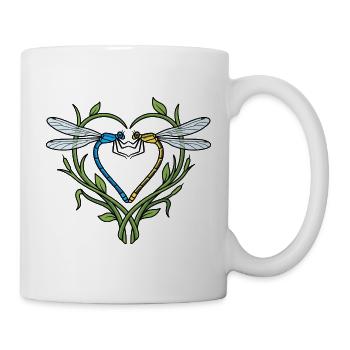 Dragonfly Heart - Mug - white - Right