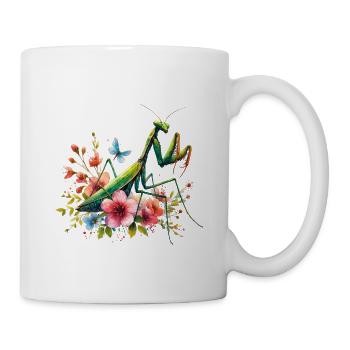 Mante religieuse - Mug blanc - blanc - Droite