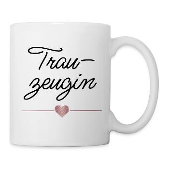 Maid of Honor Heart Wedding Gift - Mug - white - Right