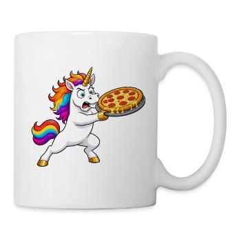 Funny Unicorn Pizza Rescue - Mug - white - Right