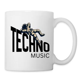 Astronaute en orbite - Mug blanc - blanc - Droite