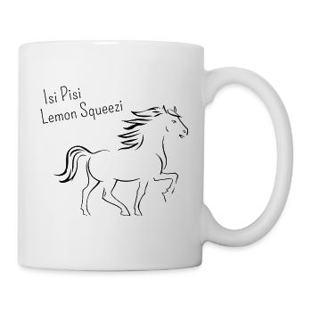 Isi Pisi Lemon Squeeze par Maison Bichon - Mug blanc - blanc - Droite