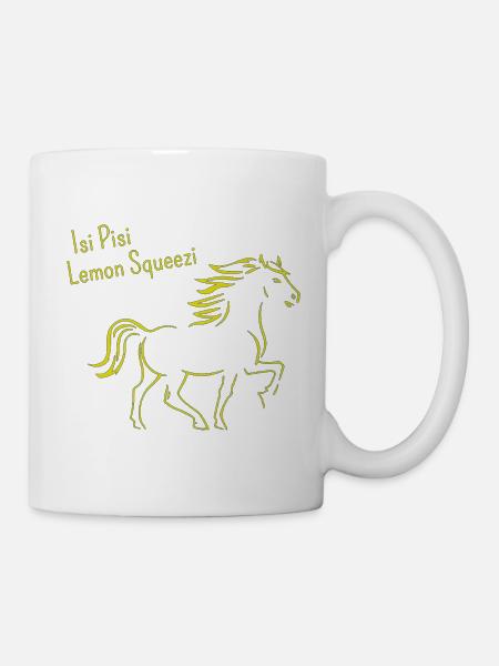 Isi Pisi Lemon Squeezi - Gelb - by Maison Bichon - Tasse - Weiß