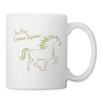 Isi Pisi Lemon Squeezi - Citron - par Maison Bichon - Mug blanc - blanc - Droite