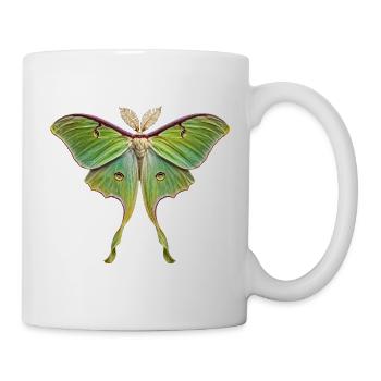 Luna Moth Actias luna - Mug - white - Right