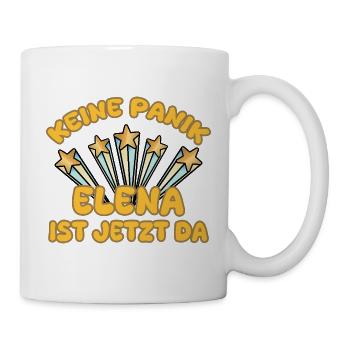 Spruch Elena - Tasse - Weiß - Rechts