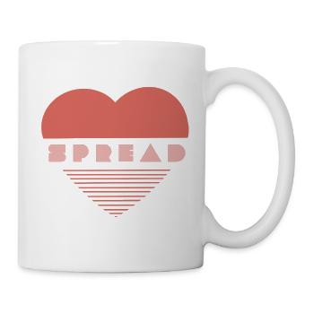 Liebe verbreiten - Tasse - Weiß - Rechts