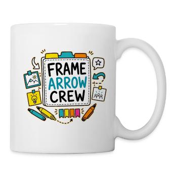 FRAME ARROW CREW - Mug - white - Right