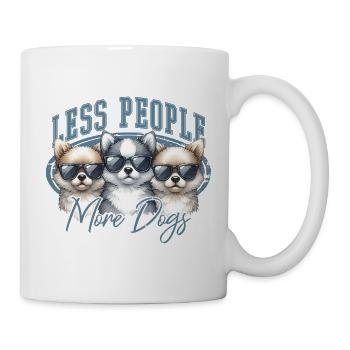 Dicton de chien - Mug blanc - blanc - Droite