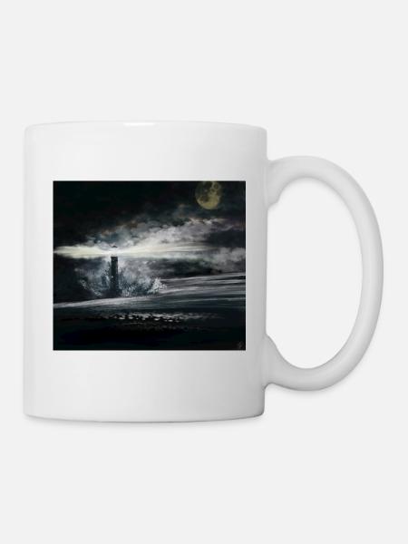 Ozean der Nacht - Tasse - Weiß