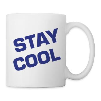 Bleib ruhig - Tasse - Weiß - Rechts