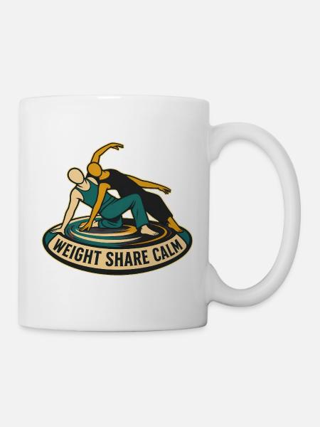 WEIGHT SHARE CALM - Tasse - Weiß