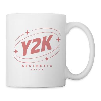 Y2K Ästhetik Pastellstern Logo - Tasse - Weiß - Rechts